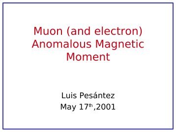 Muon (and electron) Anomalous Magnetic Moment