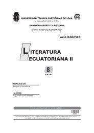 poesía ecuatoriana - Universidad Técnica Particular de Loja