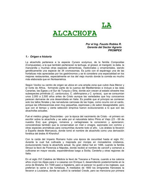 LA ALCACHOFA - Microsoft Internet Information Server