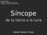 Sincope, evaluación y manejo. - Medicina de Urgencia UC