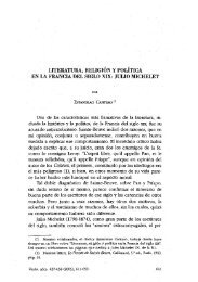 literatura, religión y política en la francia del siglo xix: julio michelet