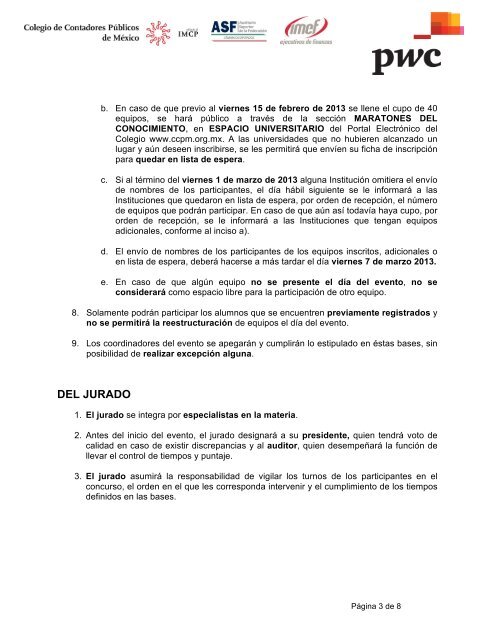 bases del maratón de ética profesional y responsabilidad social pwc ...