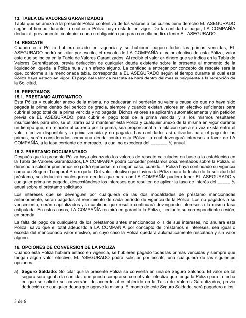 Inscrita en la Superintendencia de Seguros Bajo el Nº 78