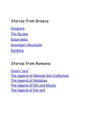 Stories from Romania n Greece