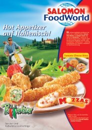 Hot Appetizer auf Italienisch! - SALOMON FoodWorld