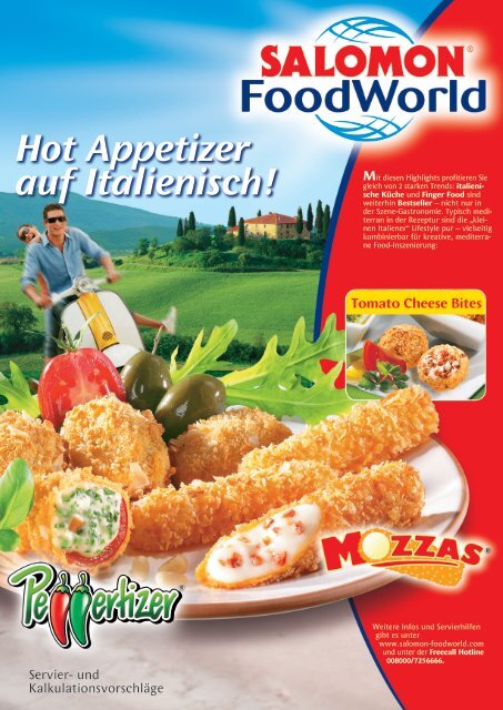Hot Appetizer auf Italienisch! - SALOMON FoodWorld