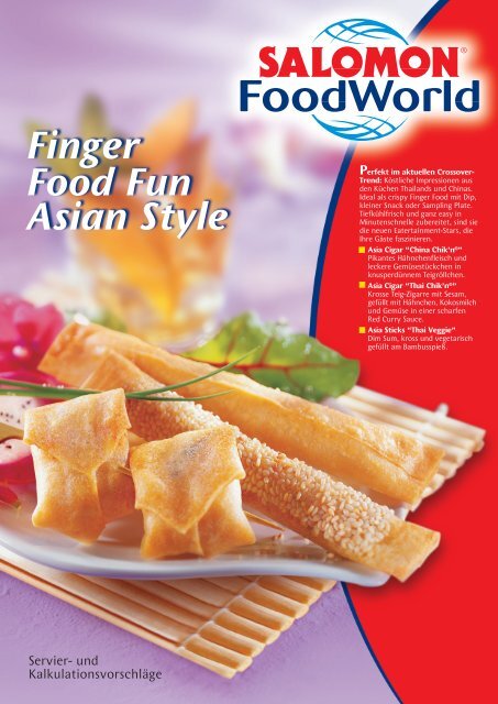Finger Food Fun Asian Style