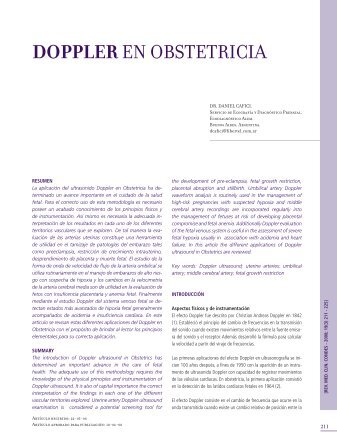 DOPPLER EN OBSTETRICIA