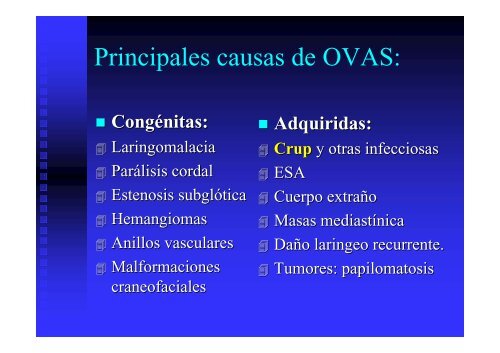 Estridor, diagnóstico diferencial. Dr. Francisco Prado. Hospital ...