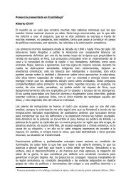 Ponencia presentada en Ecodiálogo1 Alberto Chirif El nuestro es un ...