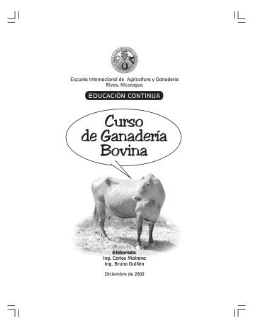 Curso de Ganadería Bovina