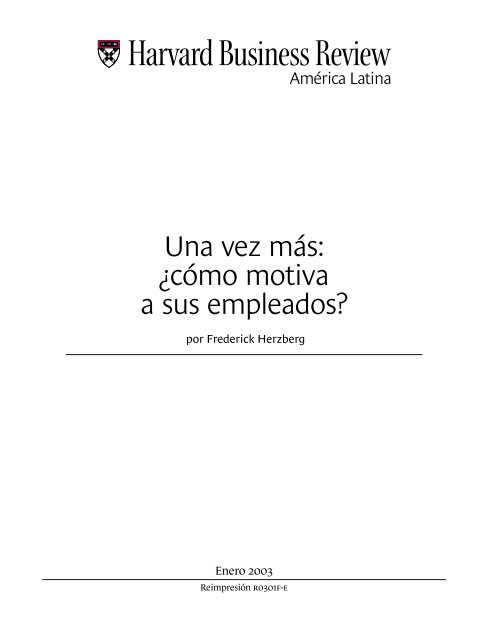 Una vez más: ¿cómo motiva a sus empleados? - Centro AFIN