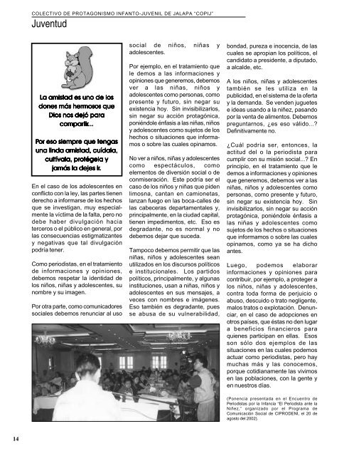 revista juventud - conacmi