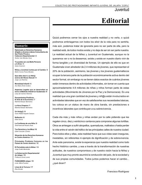 revista juventud - conacmi