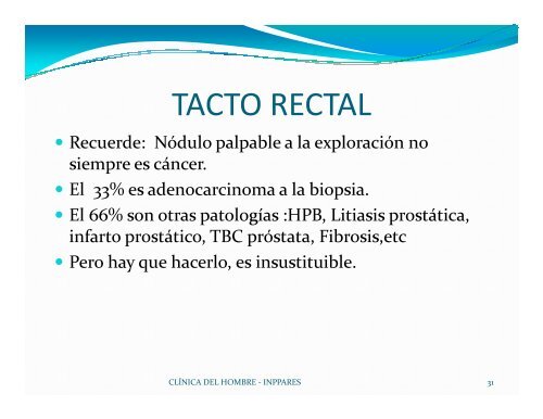 Prevención del Cáncer de Próstata. Dra. Cecilia Barahona - Inppares