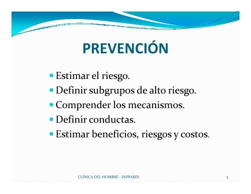 Prevención del Cáncer de Próstata. Dra. Cecilia Barahona - Inppares
