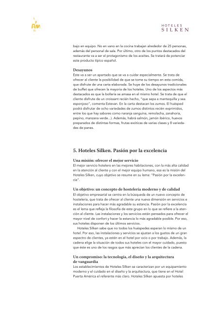 Dossier Prensa Espanol - Hoteles SILKEN
