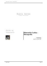 Dimensión Latina - Discografía - Busca Salsa