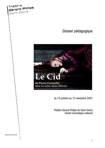 Le Cid-dossier pédagogique - Théâtre Gérard Philipe