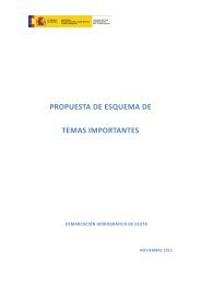 Esquema de Temas Importantes - Confederación Hidrográfica del ...