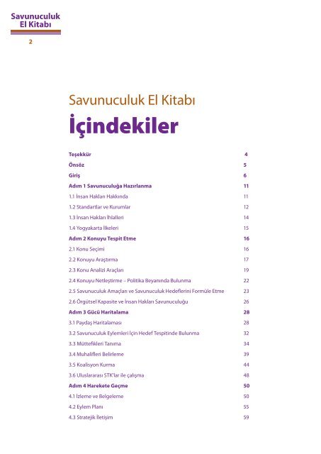 Savunuculuk El Kitabı - ILGA Europe