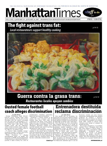 Guerra contra la grasa trans: - The Manhattan Times