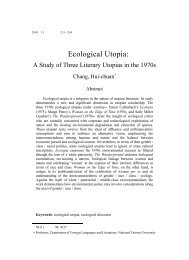 Ecological Utopia: A Study of Three Literary Utopias ... - 國立臺灣大學