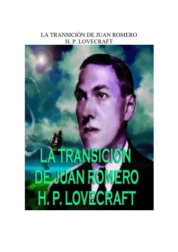 la transición de juan romero hp lovecraft - GutenScape.com