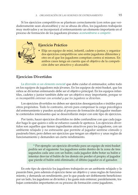 ORGANIZACIÓN DE LAS SESIONES DE ENTRENAMIENTO - Fiba