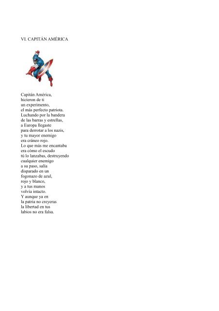 poemas a superhéroes