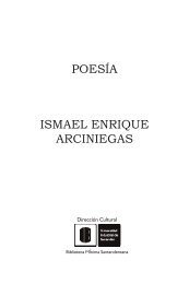 POESÍA ISMAEL ENRIQUE ARCINIEGAS - Dirección Cultural UIS ...