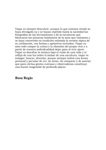 Rosa Regàs - Asociación de Vecinos El Espinillo