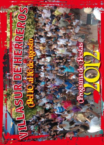 D el 10 al 16 de agosto - Villasur de Herreros