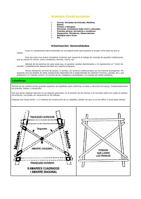 Cuaderno Nº2 - Grandes construcciones - Grupo Scout San Patricio