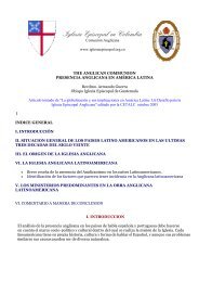 Presencia Anglicana en América Latina - Iglesia Episcopal en ...