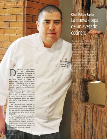 La nueva etapa de un avezado cocinero - Chef & Hotel