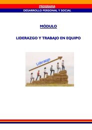 MÓDULO LIDERAZGO Y TRABAJO EN EQUIPO