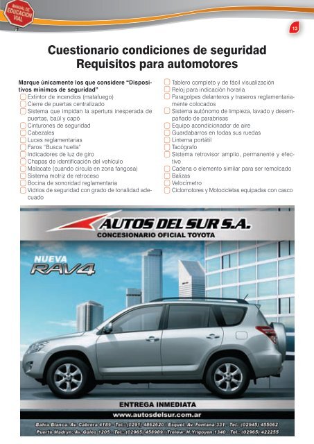 Manual de conducir - Municipalidad de Bahía Blanca