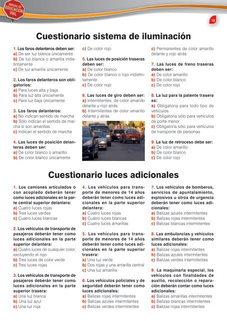 Manual de conducir - Municipalidad de Bahía Blanca