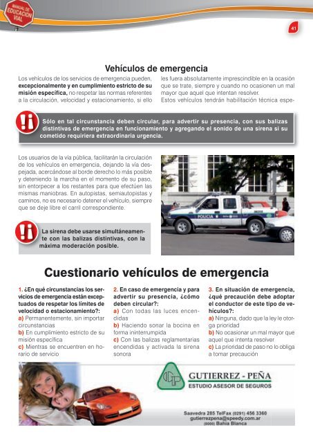 Manual de conducir - Municipalidad de Bahía Blanca