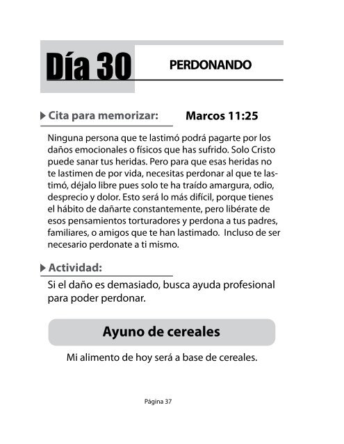 40 Días de ayuno y oración - Iglesia Adventista Agape