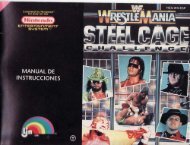 Manual WWF Wrestlemania Steel Cage Challenge - Manuales de ...