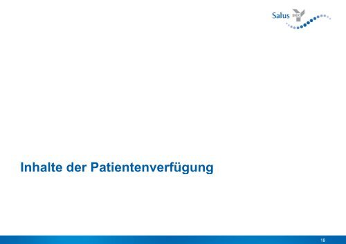 Die Patientenverfügung - Salus BKK