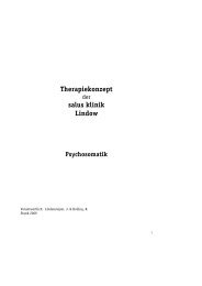 Konzept Psychosomatik - salus kliniken GmbH