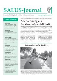 SALUS-Journal Sommerausgabe-2009-2.indd - SALUS gGmbH