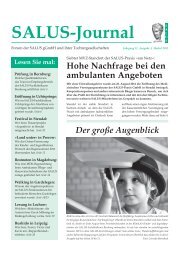 SALUS-Journal Herbstausgabe 2011.indd - SALUS gGmbH