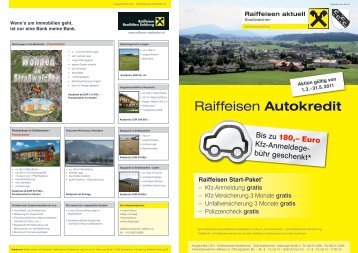 Raiffeisen Autokredit - Raiffeisen Salzburg