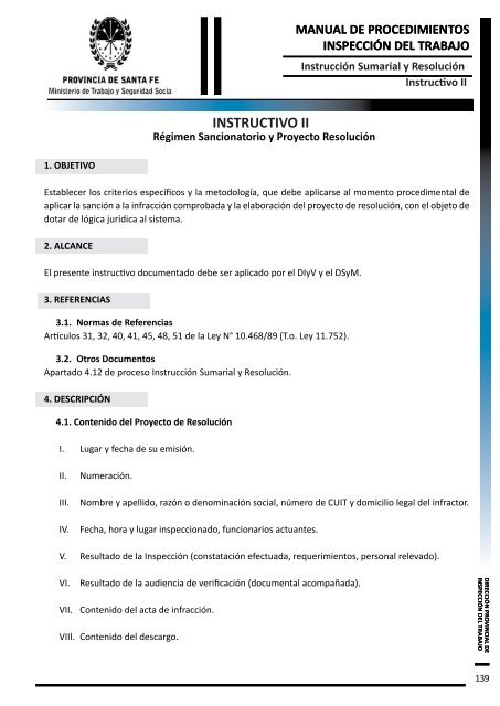 manual de procedimientos inspección del trabajo - Gobierno de la ...