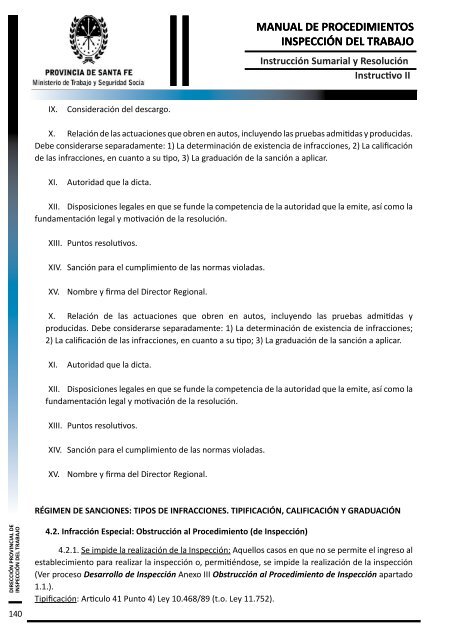 manual de procedimientos inspección del trabajo - Gobierno de la ...