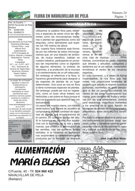 Revista en mi pueblo interior nº24 - Navalvillar de Pela